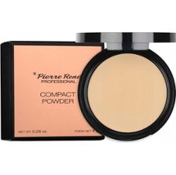 Pierre Rene Compact Powder Lekki Matujący Puder Do Twarzy 03 Transparent 8g