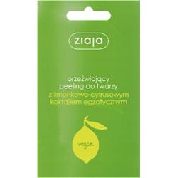 Ziaja Orzeźwiający Peeling Do Twarzy z Limonkowo Cytrusowym Koktajlem 7ml