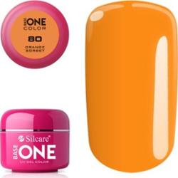 Silcare Base One Żel UV 80 Orange Sorbet 5g