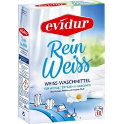 EVIDUR REINWEISS Proszek Do Firan Obrusów Tkanin Białych Śnieżna Biel 600g