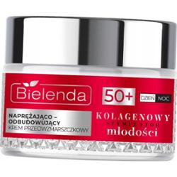 Bielenda Kolagenowy Stymulator Młodości Krem Do Twarzy Dzień Noc 50+ 50ml