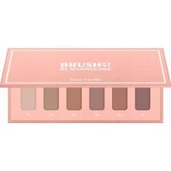 Brush Up! By Maxineczka Brow Palette Paleta 6 Cieni Do Brwi Blond Brąz 7,5g