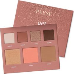 Paese Get The Glow Look Paleta Cieni Do Powiek + Róż Bronzer Rozświetlacz