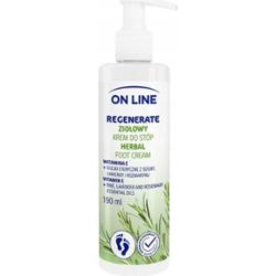 On Line Regenerujący Krem Do Stóp Ziołowy Olejki Eteryczne Sosony 190ml