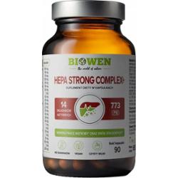 Biowen Hepa Strong Complex Suplement Diety Wspierający Wątrobę 90 Kapsułek