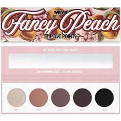 Miyo Five Points Palette Paleta Cieni Do Powiek 5 Kolorów 10 Fancy Peach