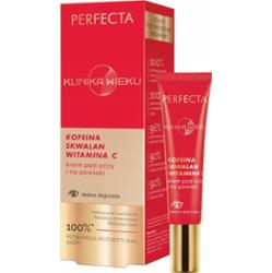 Perfecta Klinika Wieku Krem Pod Oczy Na Powieki z Witaminą C Kofeiną 15ml