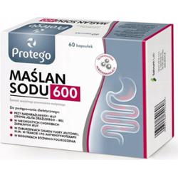 Protego Maślan Sodu 600 Suplement Diety Nadwrażliwość Jelit 60 Kapsułek