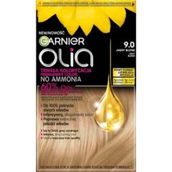 Garnier Olia Trwała Farba Do Włosów Bez Amoniaku z Olejkami 9.0 Jasny Blond