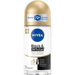 Nivea Black White Invisible Silky Smooth 72H Antyperspirant Damski 50ml