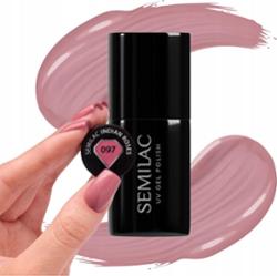 Semilac Lakier Hybrydowy Do Paznokci Indian Rose 097 Brudny Puder Róż 7ml