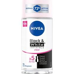 Nivea Black White Invisible Clear Damski Antyperspirant w Kulce 72H 50ml