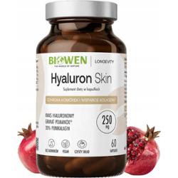 Biowen Hyaluron Skin 250mg z Kwasem Hialuronowym Wsparcie Kolagenu 60 Kaps