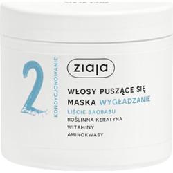 Ziaja Liście Baobabu Wygładzająca Maska Do Włosów Puszących Się 350ml