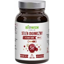 Biowen Selen Organiczny Suplement Diety Wsparcie Tarczycy 100 Kapsułek