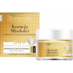 Bielenda Kuracja Młodości Przeciwzmarszczkowy Krem Do Twarzy Złoto 50+ 50ml