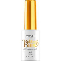 Yoshi Baza Kauczukowa Hybrydowa Rubber Base Clear Transparentna No 8 10ml