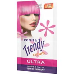 Venita Trendy Cream Ultra Kremowy Toner Do Włosów 30 Candy Pink 35g