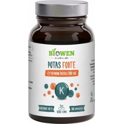 Biowen Potas Forte Cytrynian Potasu 1100mg Suplement Diety 100 Kapsułek