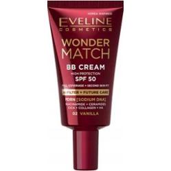 Eveline Cosmetics Wonder Match Krem BB do Twarzy SPF50 Kryjący 03 Nude