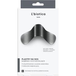 L'biotica Głęboko Oczyszczające Plastry Na Nos z Węglem Aktywnym 3 szt
