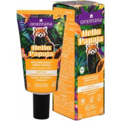 Orientana Hello Papaja Rozjaśniająca Maseczka Krem Do Twarzy Na Noc 40ml