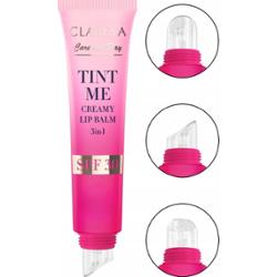 Claresa Tint Me 3w1 Koloryzujący Balsam Do Ust Ochrona SPF30 Bubbletea 12ml