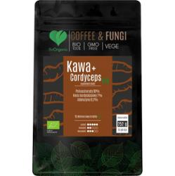 BeOrganic Coffee Fungi Kawa Mielona Arabica + Cordyceps Grzyby Bio 252g