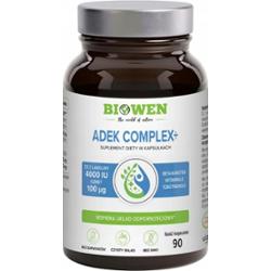 Biowen Suplement Diety ADEK Complex+ Witamina A D E K Odporność 90 Kapsułek