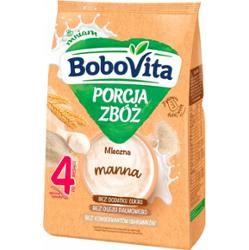 Bobovita Porcja Zbóż Mleczna Kaszka Manna Dla Dzieci Po 4 Miesiącu 210g
