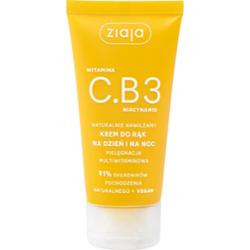 Ziaja C.B3 Naturalnie Nawilżający Regenerujący Krem Do Rąk Niacynamid 50ml