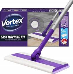 Vortex Mop Płaski Obrotowy Do Mycia Podłogi+ 5 Ściereczek Do Mopowania