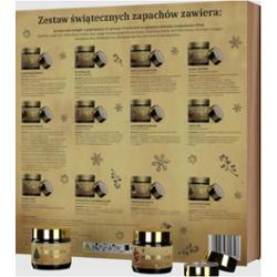 HISKIN Christmas Story Kalendarz Adwentowy 12Świece Sojowe 30ml 12 TeaLigt