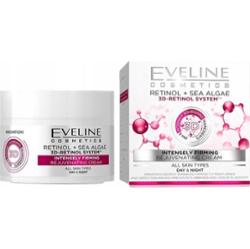 Eveline 3D Retinol Algi Morskie Odmładzający Krem Do Twarzy Dzień Noc 50ml
