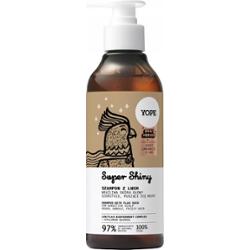 Yope Daily Heroes Szampon Do Włosów i Wrażliwej Skóry Len Super Shiny 300ml