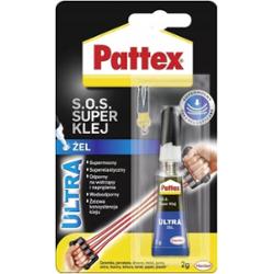 Pattex S.O.S. Super Klej Błyskawiczny Żel Ultra Wodoodporny Mega Mocny 2g