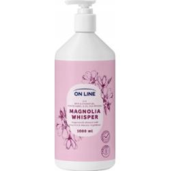 On Line 2w1 Płyn Do Kąpieli i Żel Pod Prysznic Magnolia Whisper 1000ml