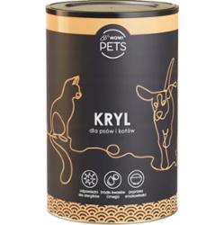 Wow Hau Mączka z Kryla Dla Psów i Kotów Źródło Kwasów Omega Witamin 130g