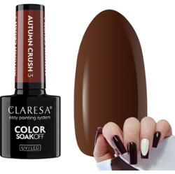 Claresa Lakier Hybrydowy Do Paznokci Manicure Autumn Crush 3 Czekoladowy 5g