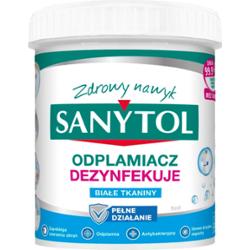 Sanytol Antybakteryjny Odplamiacz w Proszku Do Prania Białego Jasnego 450g