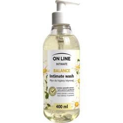 On Line Intimate Balance Płyn Do Higieny Intymnej Rumianek D-pantenol 400ml