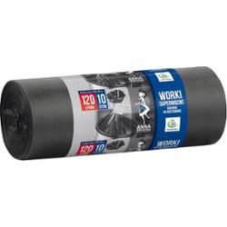 Anna Zaradna Supermocne Czarne Worki Na Śmieci 120L Do Segregacji 10 szt