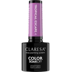Claresa Lakier Hybrydowy Do Paznokci Tropical Escape 4 Fiolet Orchidea 5g