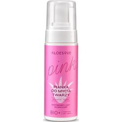 Aloesove Pink Lekka Pianka Myjąca Do Twarzy Oczyszczająca Aloes AHGA 150ml