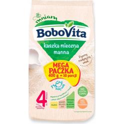 Bobovita Mleczna Kaszka Manna Dla Dzieci Po 4 Miesiącu Tradycyjna 400g