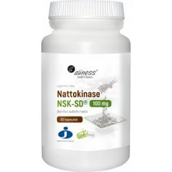 Aliness Nattokinase NSK-SD 100mg Suplement Diety Serce Zakrzepy 60 Kapsułek