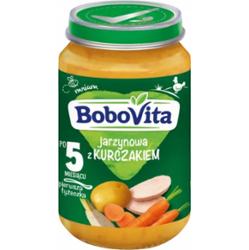 Bobovita Obiadek Dla Dzieci Jarzynowa z Kurczakiem Po 5 Miesiącu 190g
