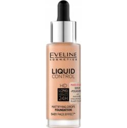 Eveline Podkład HD Liquid Control Matujący z Niacynamidem 055 Honey 32ml