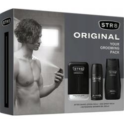 STR8 Original Zestaw Prezentowy z Kosmetykami Dla Mężczyzn ASL + Deo + Żel