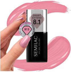 Semilac Smart Extend 8w1 Lakier Hybrydowy Baza Top 813 Pastel Pink 7ml